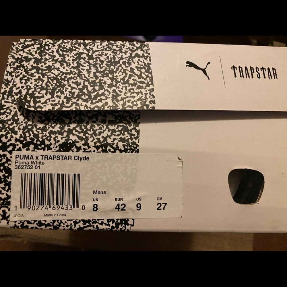 Puma White Sneakers With Red Script - image 3